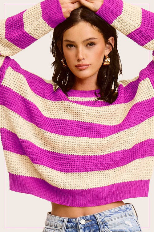 Round Neck Loose Fit Sweater