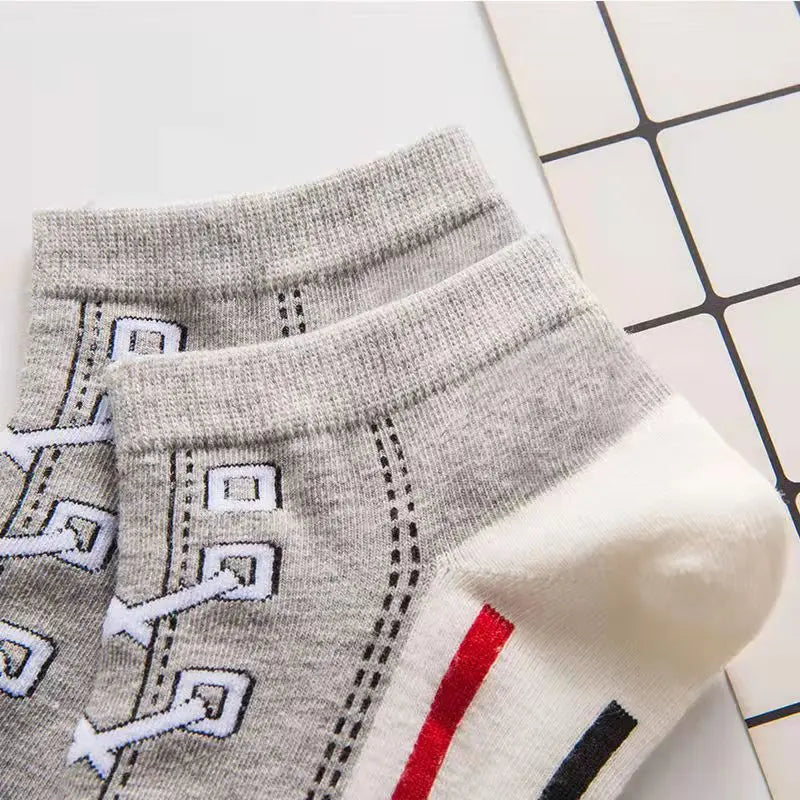 Pattern Short socks - Men/Women