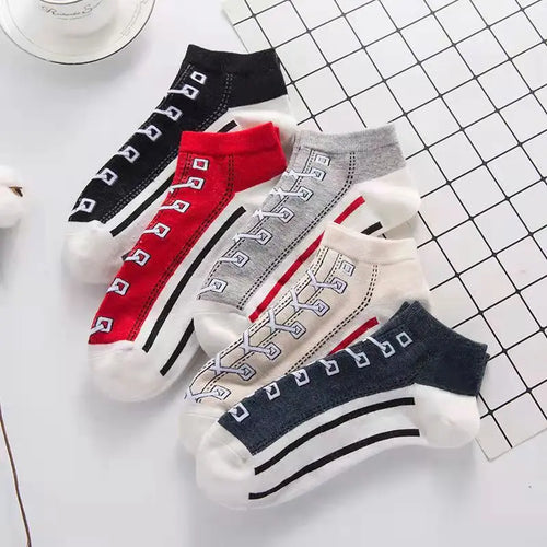 Pattern Short socks - Men/Women