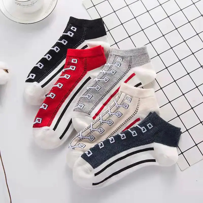 Pattern Short socks - Men/Women