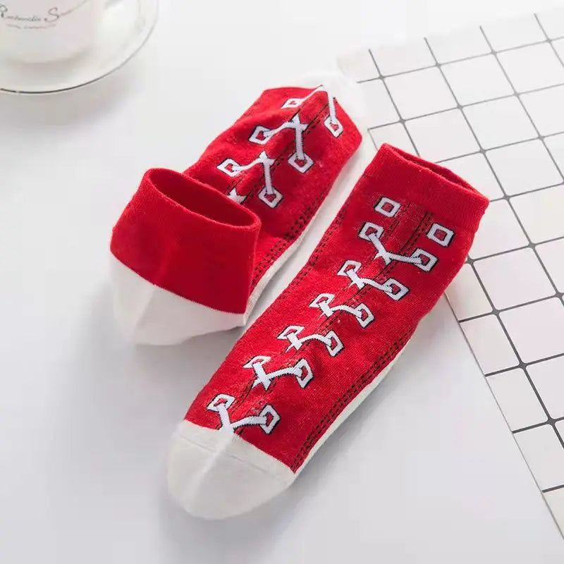 Pattern Short socks - Men/Women