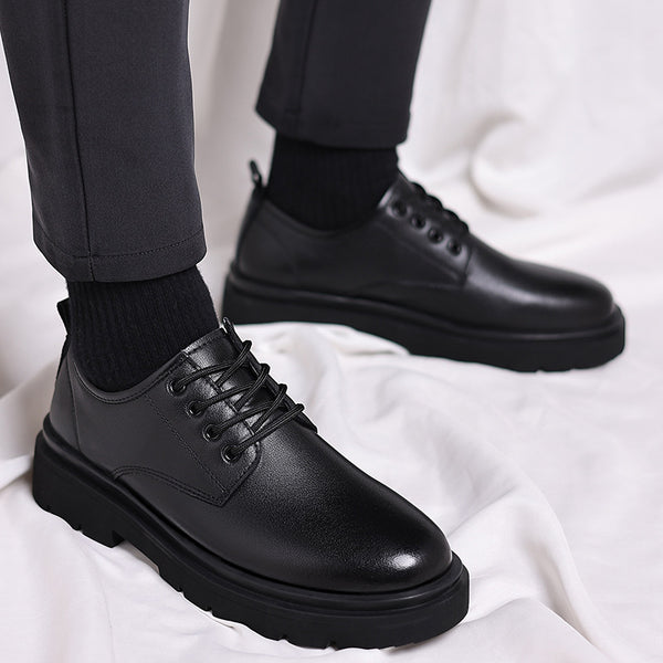 Men's Business-Style Casual Leather Shoes In British Style